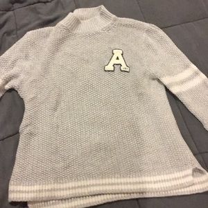 Abercrombie & Fitch Varsity Mock Neck Sweater